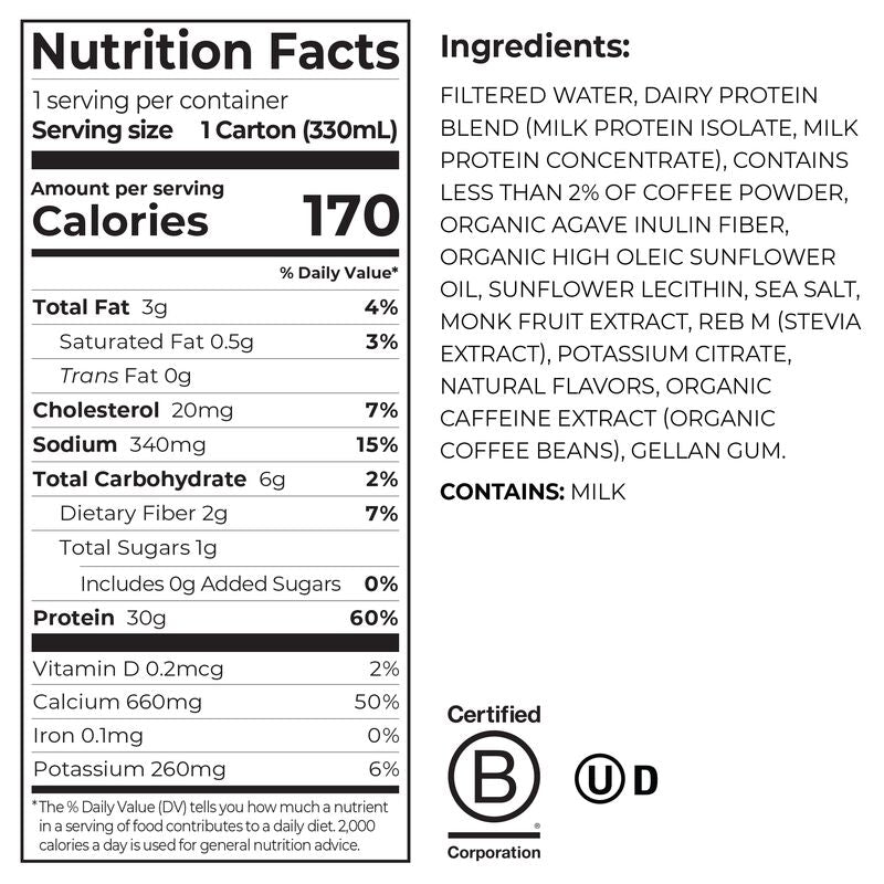 30g Protein Shake - Café Latte