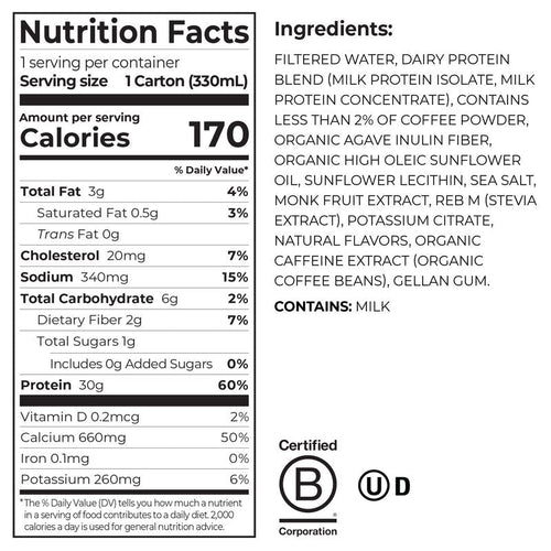 30g Protein Shake - Café Latte