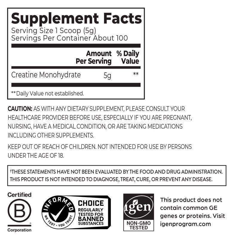 Creatine Monohydrate Powder