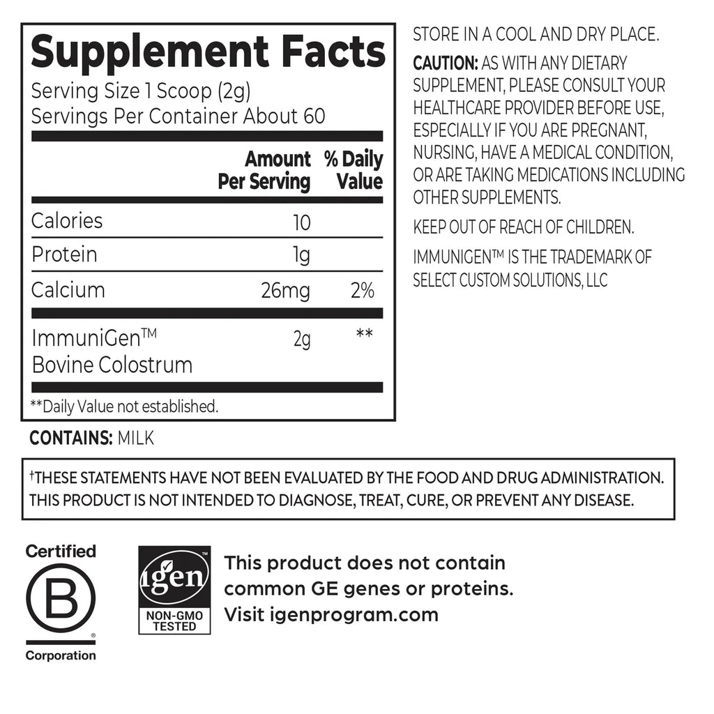 Colostrum Immune + Gut Health Powder