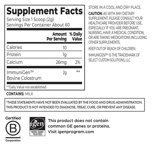 Colostrum Immune + Gut Health Powder