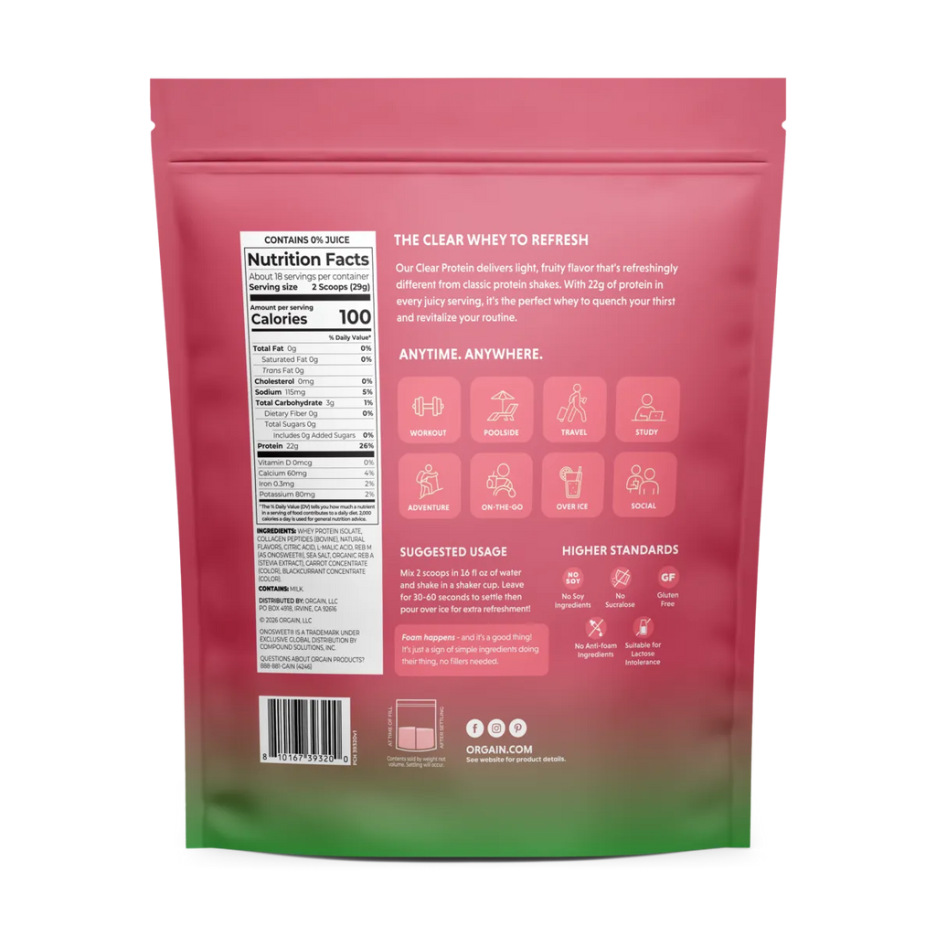 Clear Protein Powder - Watermelon