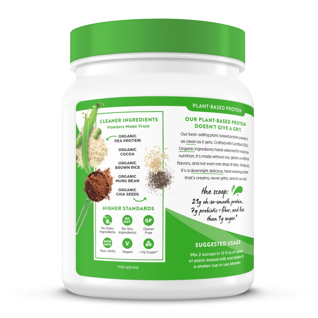 Organic Protein™ Plant Based Protein Powder - Creamy Chocolate Fudge