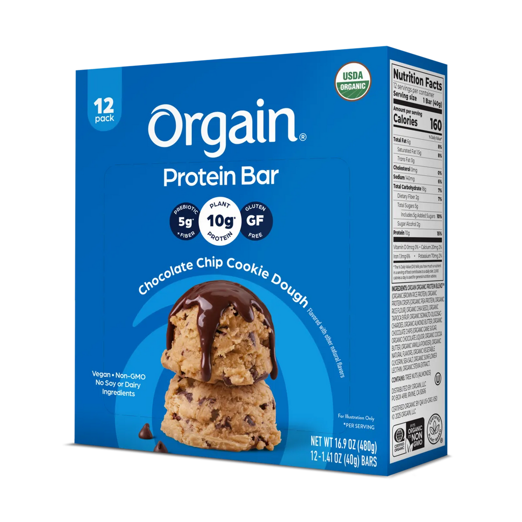 Organic Protein Bar - Chocolate Chip Cookie Dough