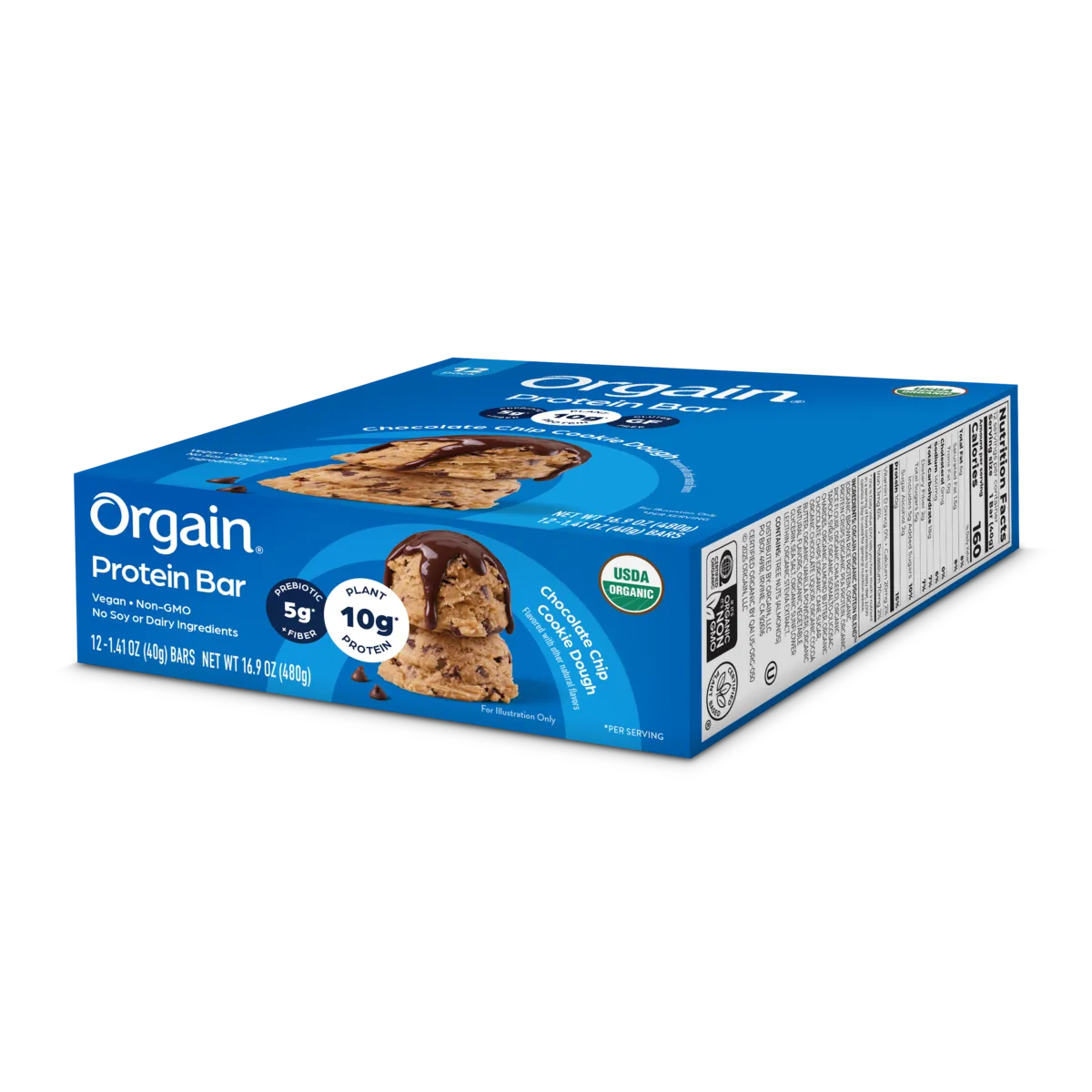 Organic Protein Bar - Chocolate Chip Cookie Dough