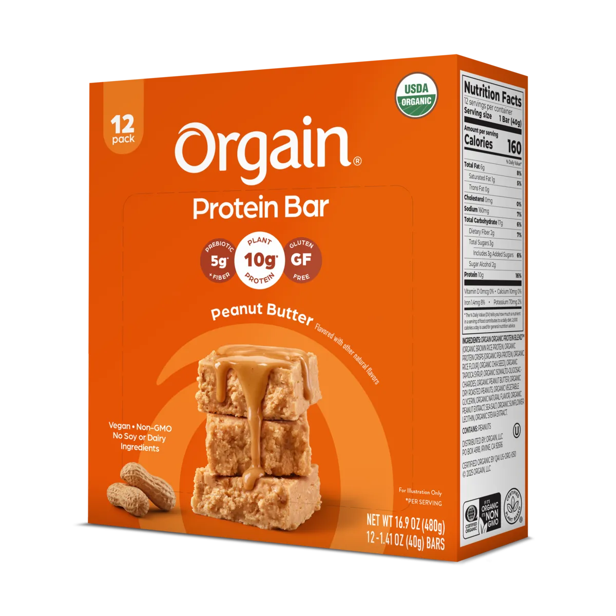 Organic Protein Bar - Peanut Butter