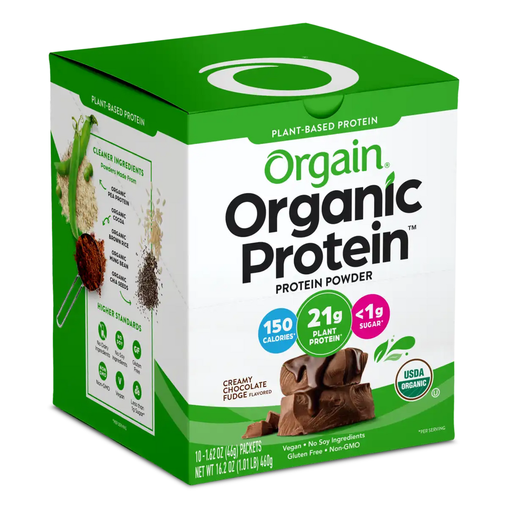 Organic Protein™ Plant Based Protein Powder - Creamy Chocolate Fudge
