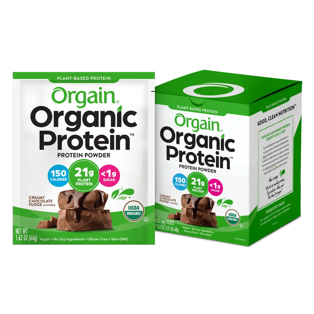 Single Serve Organic Protein™ Plant Based Protein Powder - Chocolate