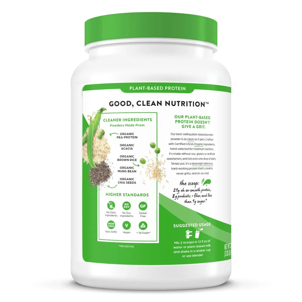 Organic Protein™ Plant Based Protein Powder - Strawberries & Cream