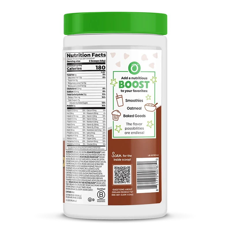 Kids Protein Nutrition Shake Mix - Chocolate Brownie