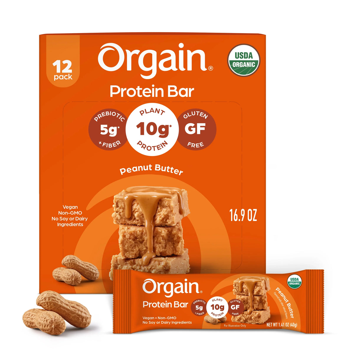 Organic Protein Bar - Peanut Butter